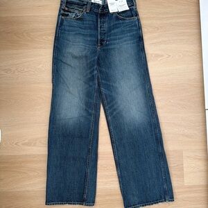 Madewell Men's Straight-Leg Jeans in Dark Blue Wash